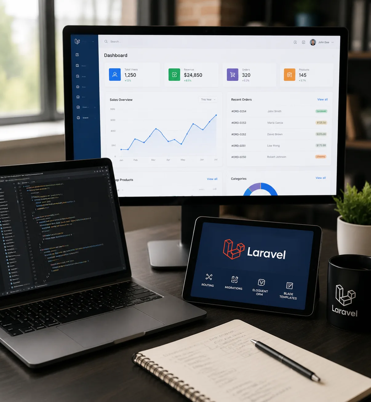 Web application development